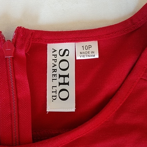 🌻3/$30 Red pencil work dress - Picture 2 of 2